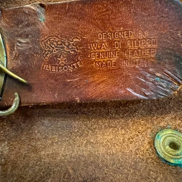 Vintage IL Bisonte Leather Key Holder